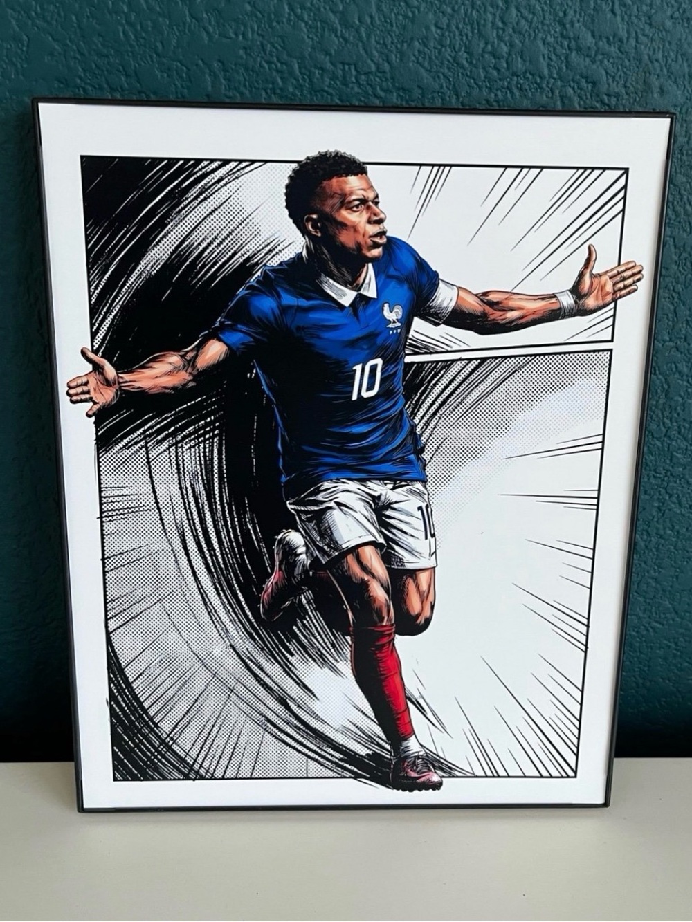 Kylian Mbappe France FIFA World Cup Soccer Football 8x10 Poster Print